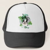 Casquette St. Patrick's Day Boston Terrier (Devant)