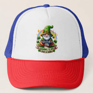 Casquette St. Patrick's Day Gamer Gnome