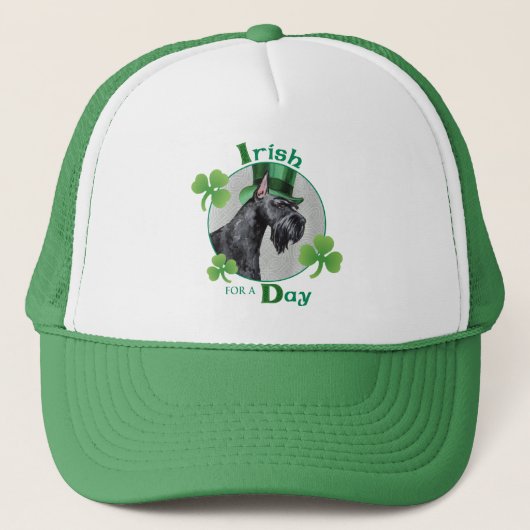 Casquette St. Patrick's Day Giant Schnauzer (Devant)