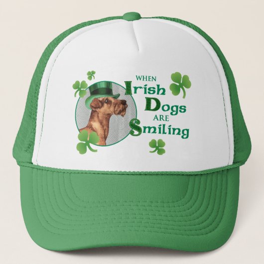 Casquette St. Patrick's Day Irish Terrier (Devant)