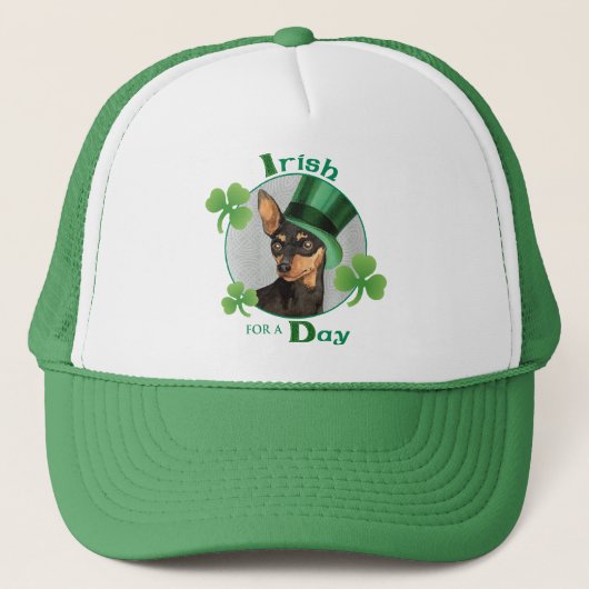 Casquette St. Patrick's Day Min Pin (Devant)