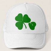Casquette St Patrick's Day - Obtenez Lucky 3 + 1 feuilles =  (Devant)