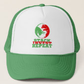 Casquette Stack Invest Repeat™ Hustle Algorithme Bulls & Bea (Devant)