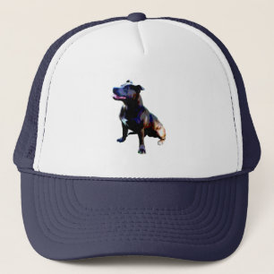 Casquette Staffordshire Bull Terrier Peint,
