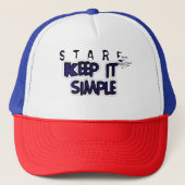 Casquette Stare Keep it Simple You are My Happy Place Citati (Devant)