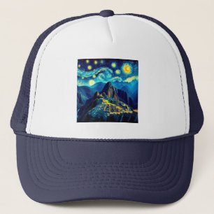 Casquette Starry Night Machu Picchu Pérou