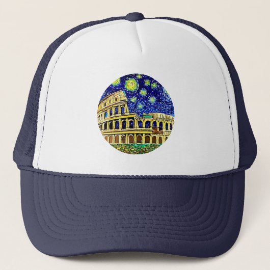 Casquette Starry Night Rome Italie (Devant)