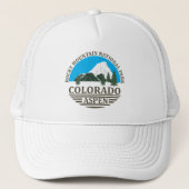 Casquette Station de ski Colorado Aspen ciel bleu (Devant)