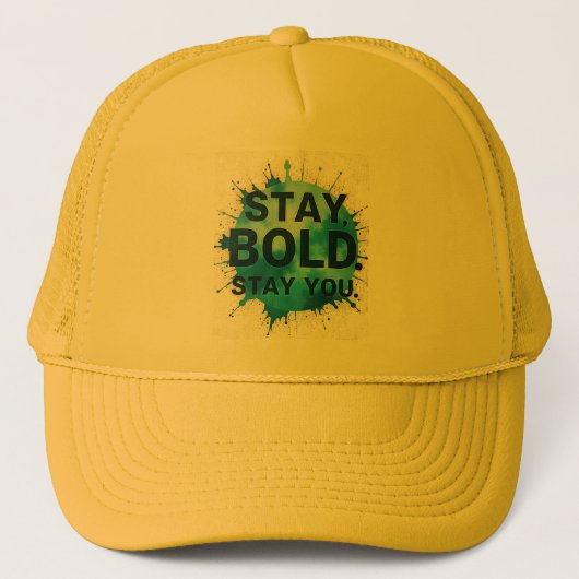 Casquette Stay Bold Stay You Inspirational Casket Hat (Devant)