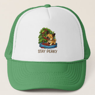 Casquette Stay Perky Motivational Trucker Hat