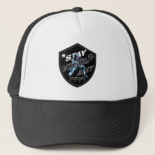 Casquette "Stay Vigilant - Bold Motivational Design" (Devant)