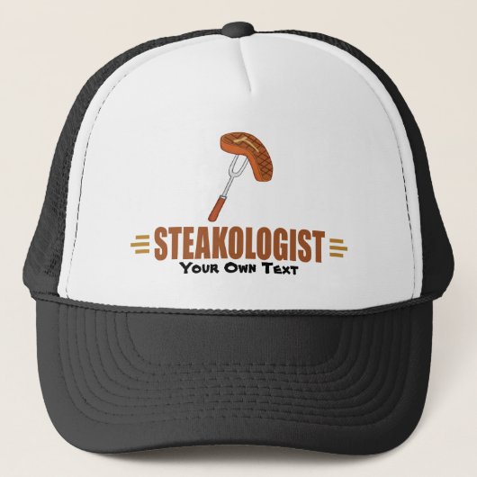 Casquette Steak amusant (Devant)