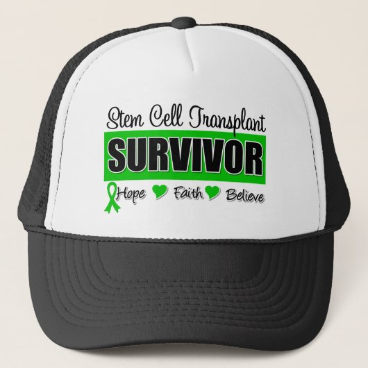 Casquette Stem Cell Transplant Survivor Badge (Devant)