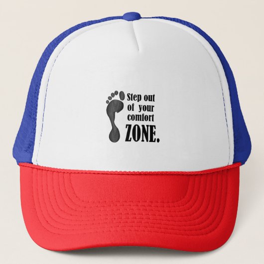 Casquette step out of your comfort zone (Devant)