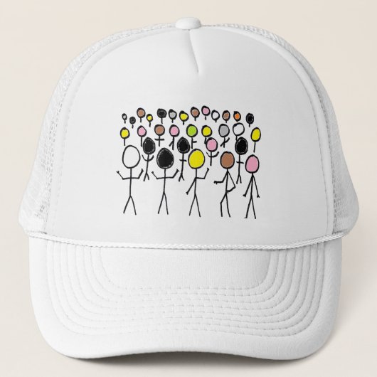 Casquette Stickers égalité (Devant)