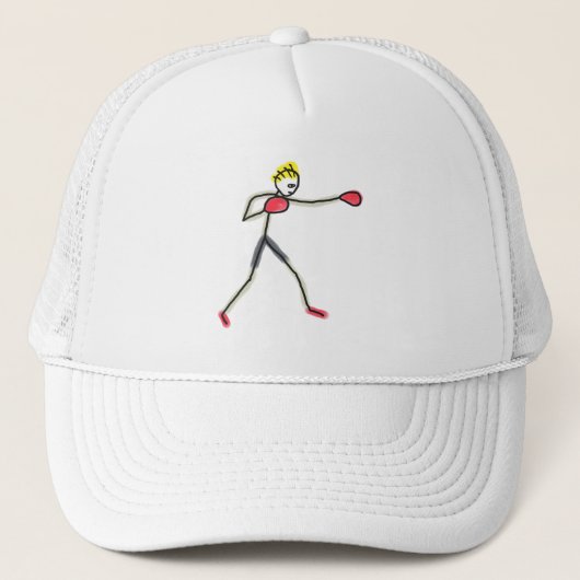 Casquette Stickman Boxe (Devant)