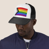 Casquette Stories Matter Gay Pride Intersection Rainbow Flag (En situation)