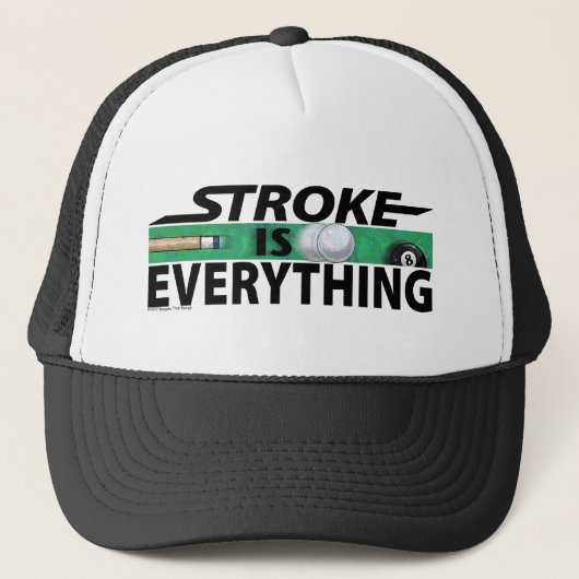 Casquette Stroke is Everything 8 Ball (Devant)