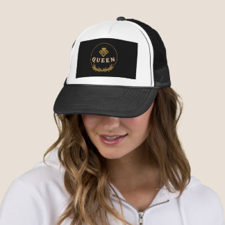 Casquette Stunning Diamond Crown Image with Bold Queen-Cap