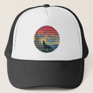CASQUETTE STYLE ABSTRAIT WOLF HOWLING