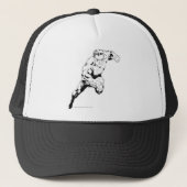 Casquette Style comique - Swift Jump, noir et blanc (Devant)
