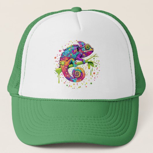 Casquette Style d'aquarelle des teintures Chameleon (Devant)