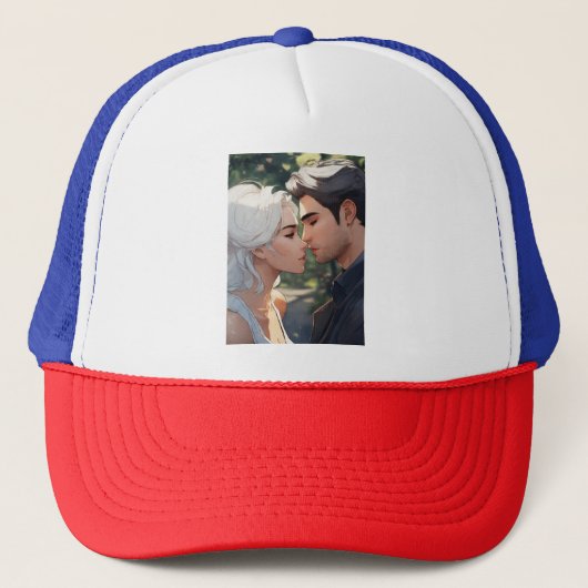 Casquette style de bande dessinée (Devant)