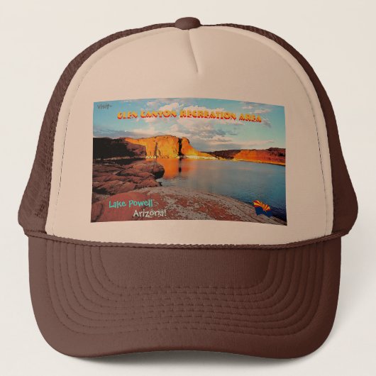 Casquette Style de cru de Powell de lac (Devant)