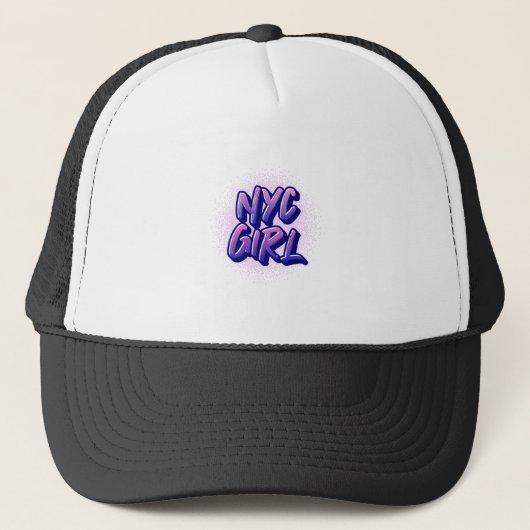 Casquette Style Graffiti pour fille NYC (Devant)