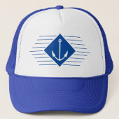 Casquette Style maritime avec Ancre Motif (Devant)