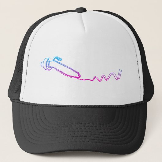 Casquette Stylet de graffiti - plate-forme de musique de (Devant)