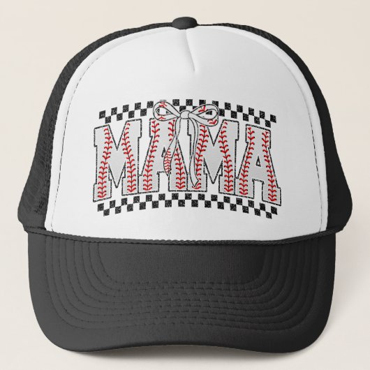 Casquette Stylish Baseball Mom Vibes Trucker Hat (Devant)