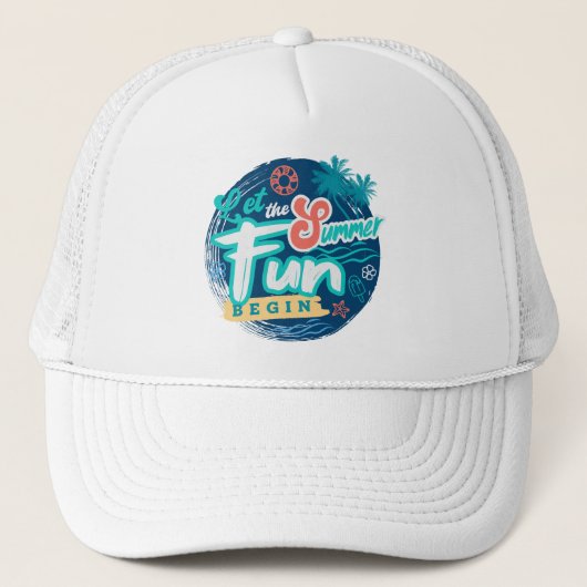 Casquette Sublimation d'été et de plage (Devant)