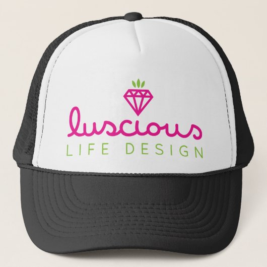 Casquette succulent de camionneur de conception de (Devant)