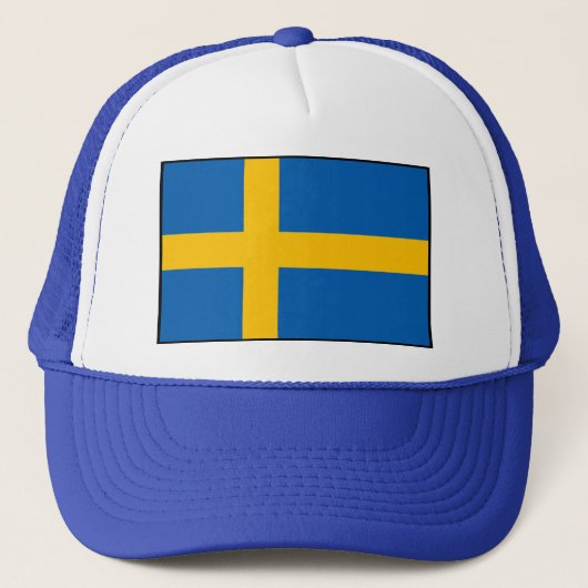 Casquette Suède - Drapeau Suédois (Devant)