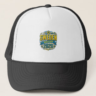Casquette Suède Football 2026 Football Gras Typographie Pays