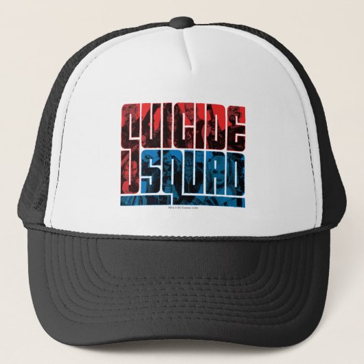 Casquette Suicide Squad | et logo bleu (Devant)