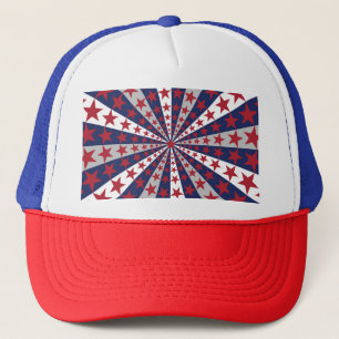 Casquette Sunburst patriotique : Drapeau américain