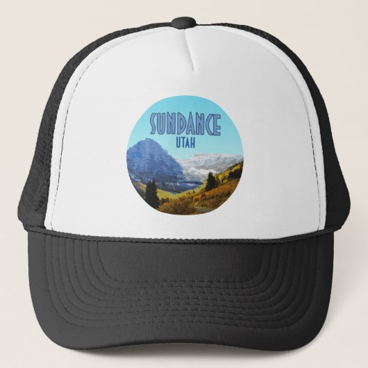 Casquette Sundance Utah Mountains Vintage (Devant)