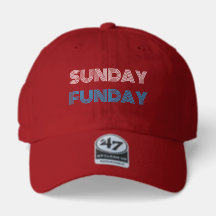 Sunday Funday Funny Personalize 47 Brand Hat