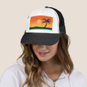 Casquette Sunset de l'île (En situation)