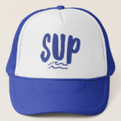 Casquette SUP Stand Up Paddle Board Wave Blue Trucker Chapea (Devant)