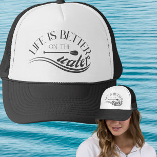 Casquette SUP stand up paddle tenue sepia noir