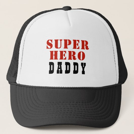 Casquette Super Hero papa père papa papa (Devant)