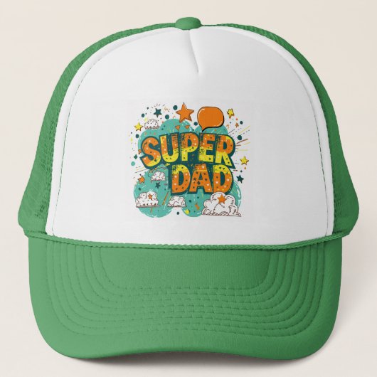 Casquette Super papa (Devant)