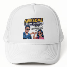 Super Papa et Fille Cadeau de Fête des Pères Enfan