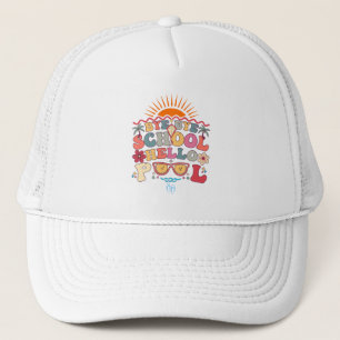 Casquette Super Retro Design Bye Bye School Hello Pool Cool