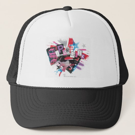 Casquette Supergirl Grunge Design (Devant)