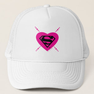 Casquette Supergirl Hearts Motif diagonal