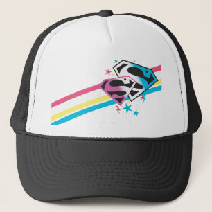 Casquette Supergirl Rainbow Stripes